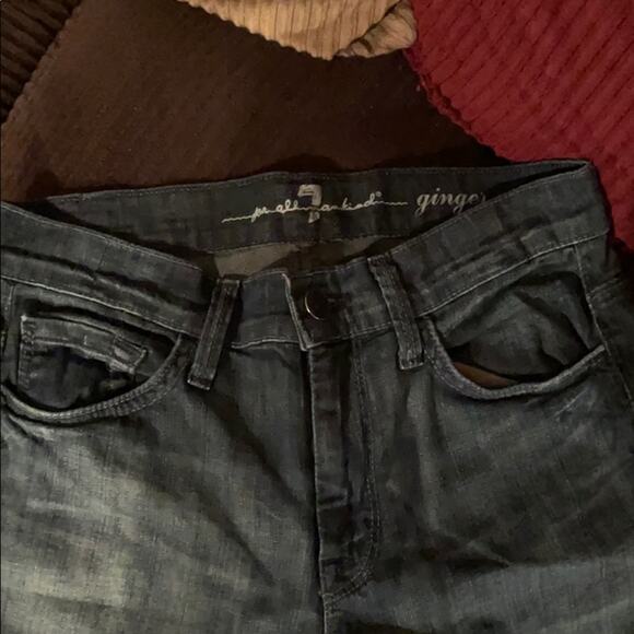 7 for all mankind Ginger cut shorts size 25 - Picture 3 of 4